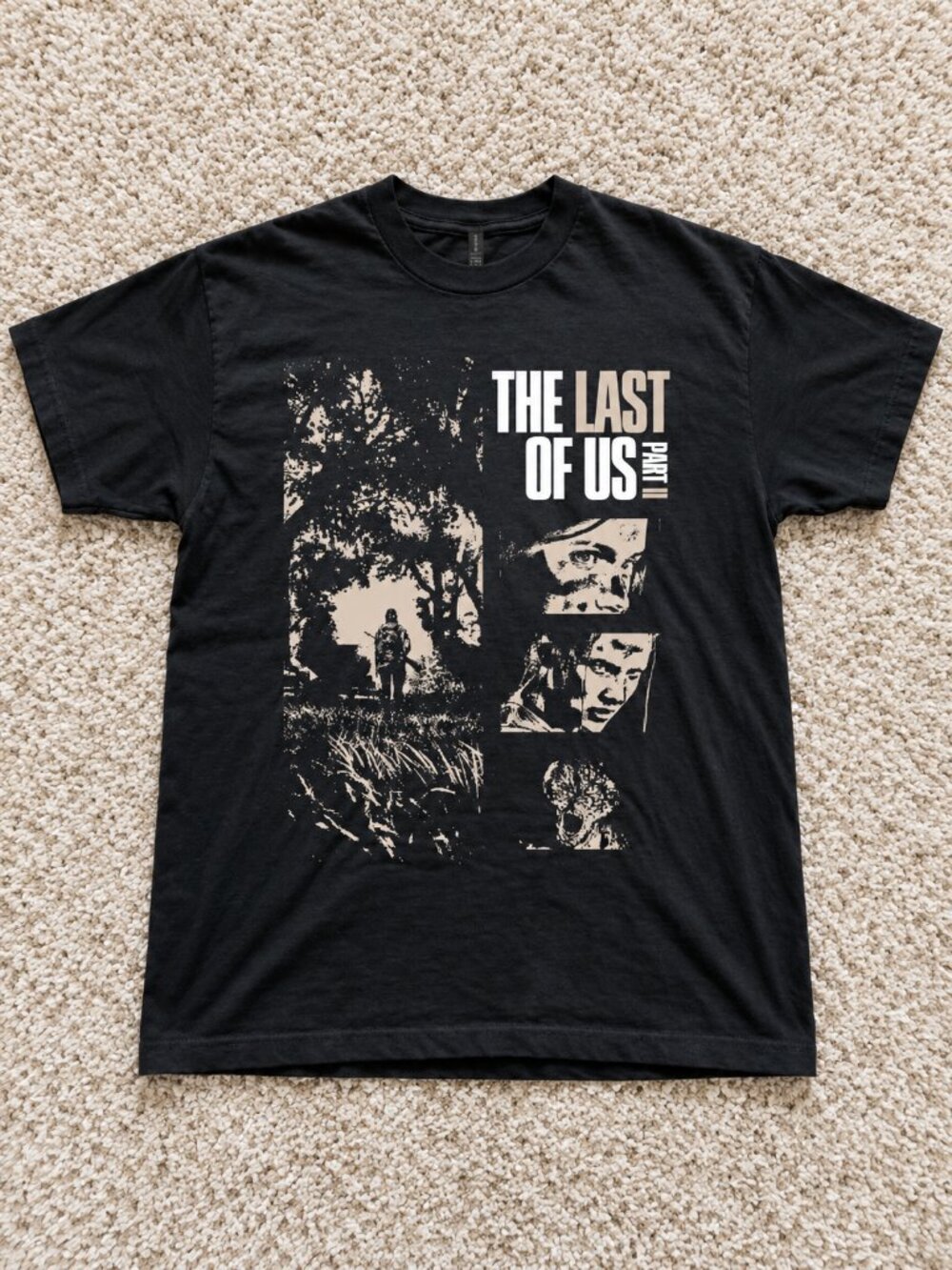 The Last of Us Part II Ellie Black Graphic T-Shirt